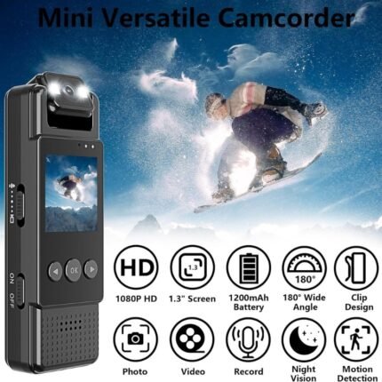 L12 Mini Body Camera Wifi Video Recorder 1080p Wearable Night Vision