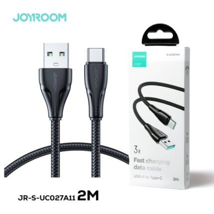 Joyroom S-uc027a11 Surpass Series 3a Usb-a To Type-c Fast Charging Data Cable 2m-black