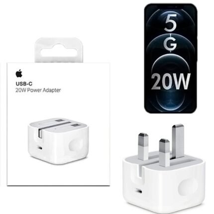 Iphone Usb-c Pd 20w Power Adapter Charger 3 Pin (uk Pin)