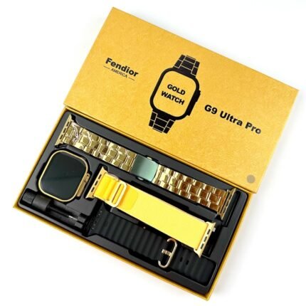 New G9 Ultra Pro Gold Color Edition Series 9 Smart Watch With Qdfit Pro App