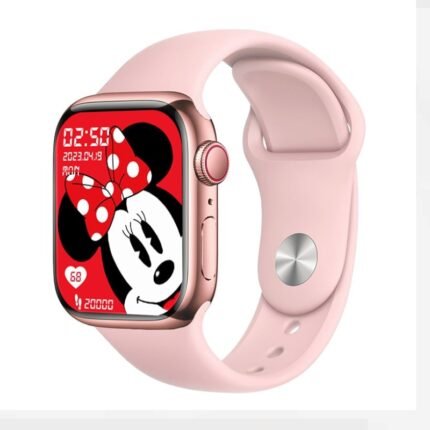 Watch 9 Max Series 9 Smartwatch (2.19 Inch Ips) 22mm Strap Navy With Laxasfit App Pink