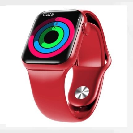 Hw12 Smart Watch 40mm Full Screen With Rotating Key Heart Rate Monitor Fitness Tracker Bt Make Calls With Wearfit Pro App Red